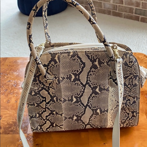 Carlos Falchi Handbags - CARLOS FALCHI genuine snakeskin purse nwot